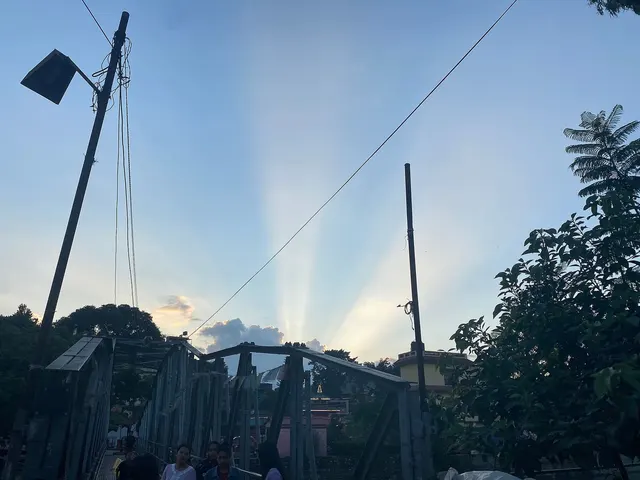 Sunrise at Swayambhunath